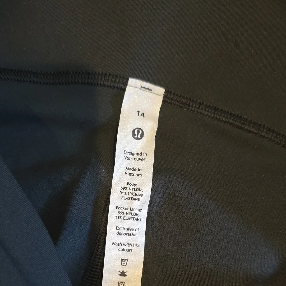 lululemon athletica Graphite Grey Leggings Swift Speed HR Tight 28" - Picture 3 of 4